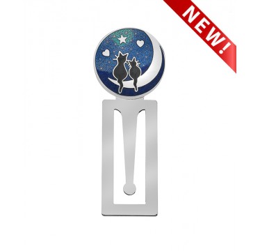 Bookmark - Cats and Moon