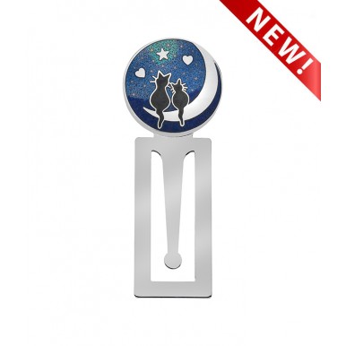 Bookmark - Cats and Moon