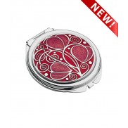 Compact Mirror - Mackintosh Leaves and Coils