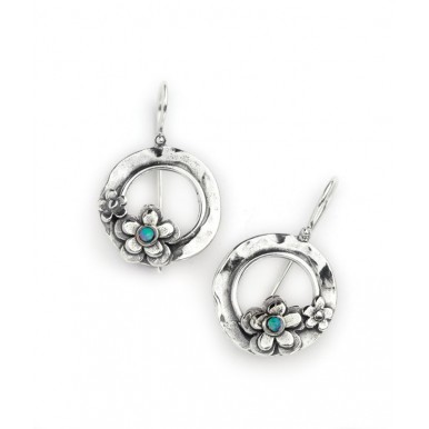 Opal Daisy Earrings