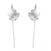Long Hook Earrings - Silver Hawthorn