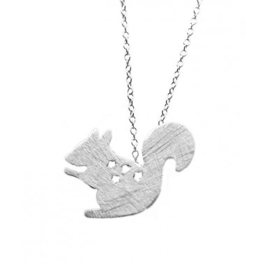 Squirrel Necklace - Buried Treasure