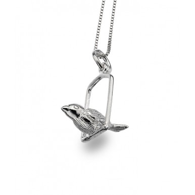 Bird on a Swing Necklace