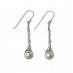 Organic Design - White Pearl Silver Earrings SPECIAL OFFER (last pair)